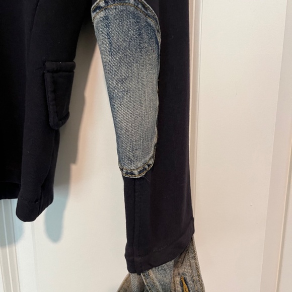 Baci Denim/black blazer jacket - Picture 4 of 5